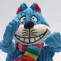 Peluche le chat Cheshire Jouets pour chiens HuggleHounds 